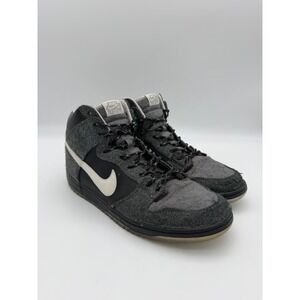 Nike SB Dunk High Premium Tauntaun Grey Wool Star Wars 645986-010 Mens 13